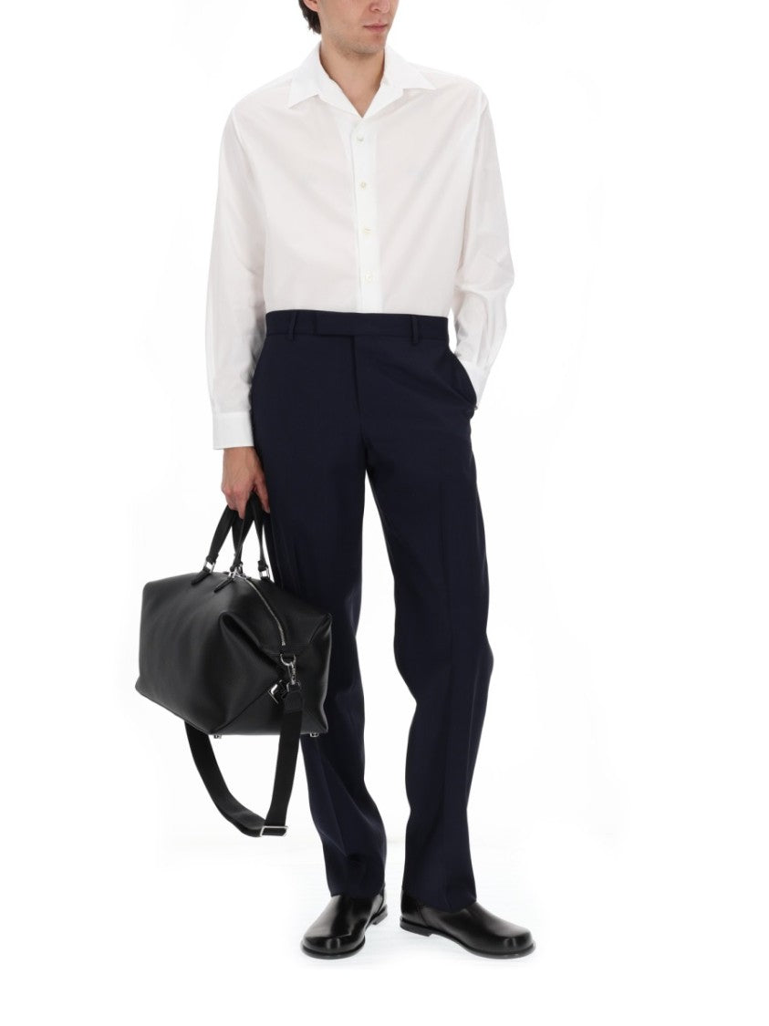 Fendi Straight-Leg Tailored Trousers In Smooth Virgin Wool