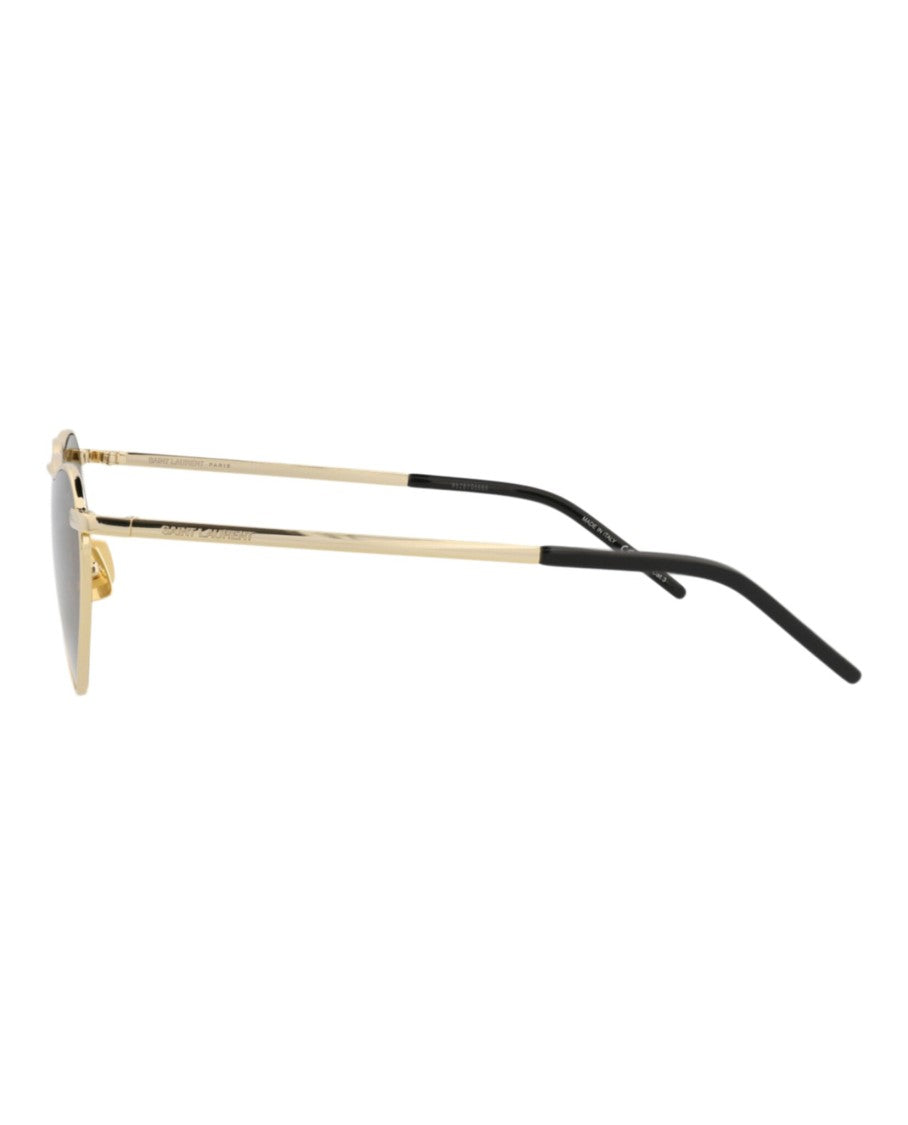 Saint Laurent Cat Eye-Frame Metal Sunglasses