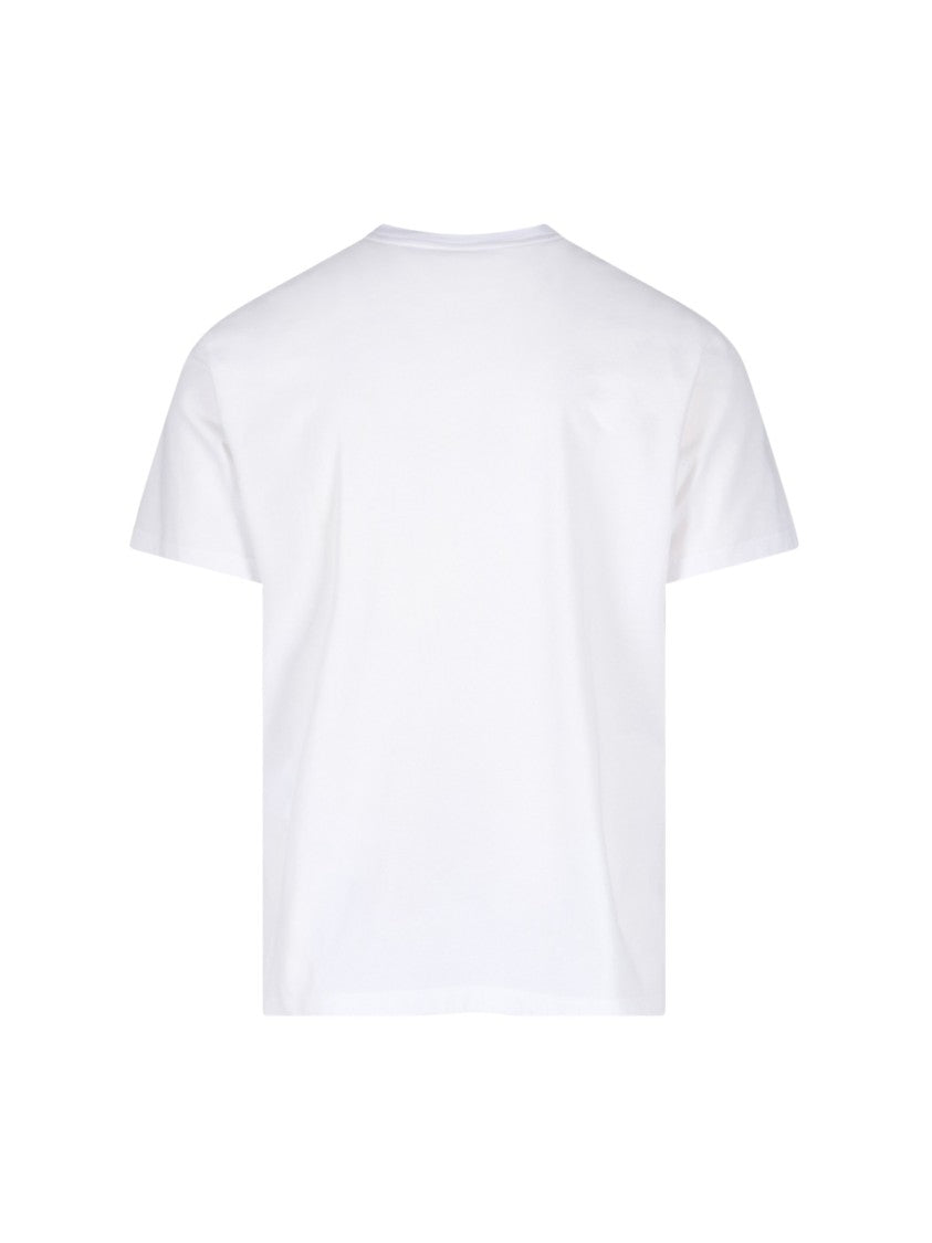Golden Goose T-Shirt, In White Cotton, Crew Neck