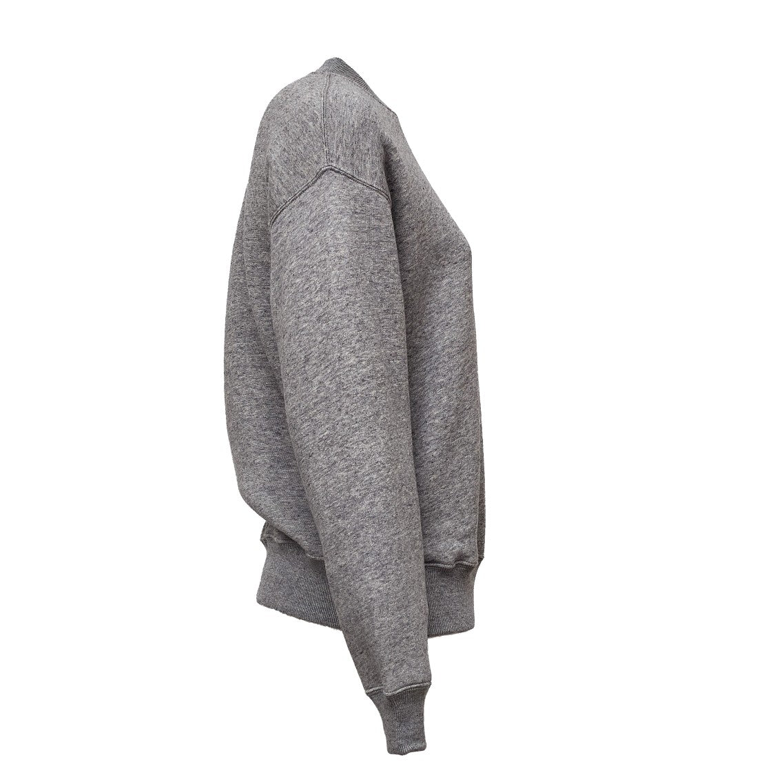 Polo Ralph Lauren Heathered Knit Sweatshirt With Ribbed Detailing And Signature Graphics