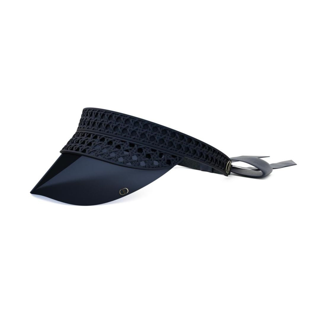 Dior Very V1u Glossy Curved Brim Visor