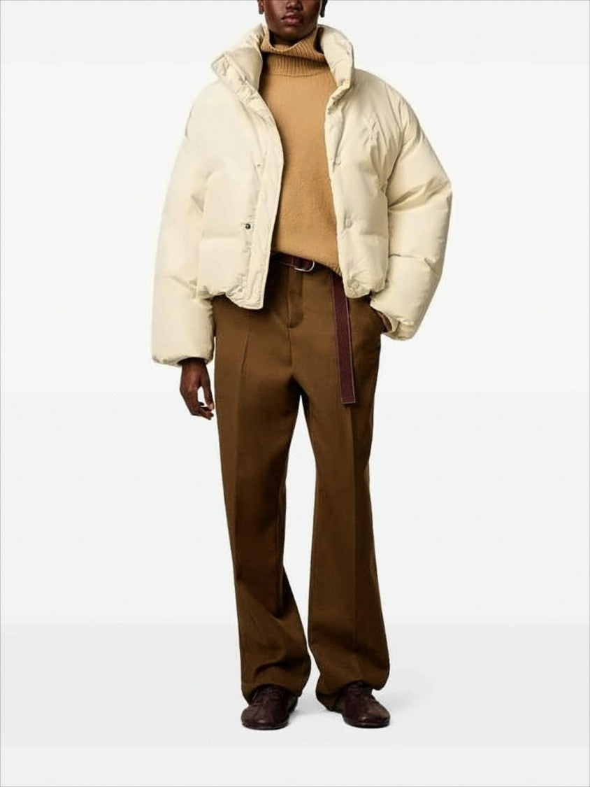 Ami Paris Cropped Oversized Puffer Jacket