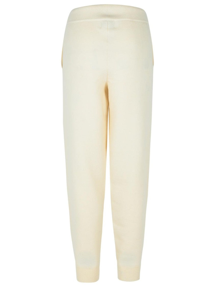 Loulou Studio 'Hespero' Ivory Cashmere Trousers