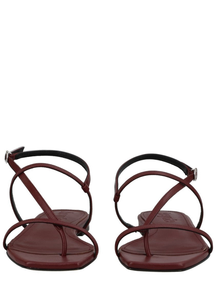 Aeydē Leather Minimalist Thong Sandals