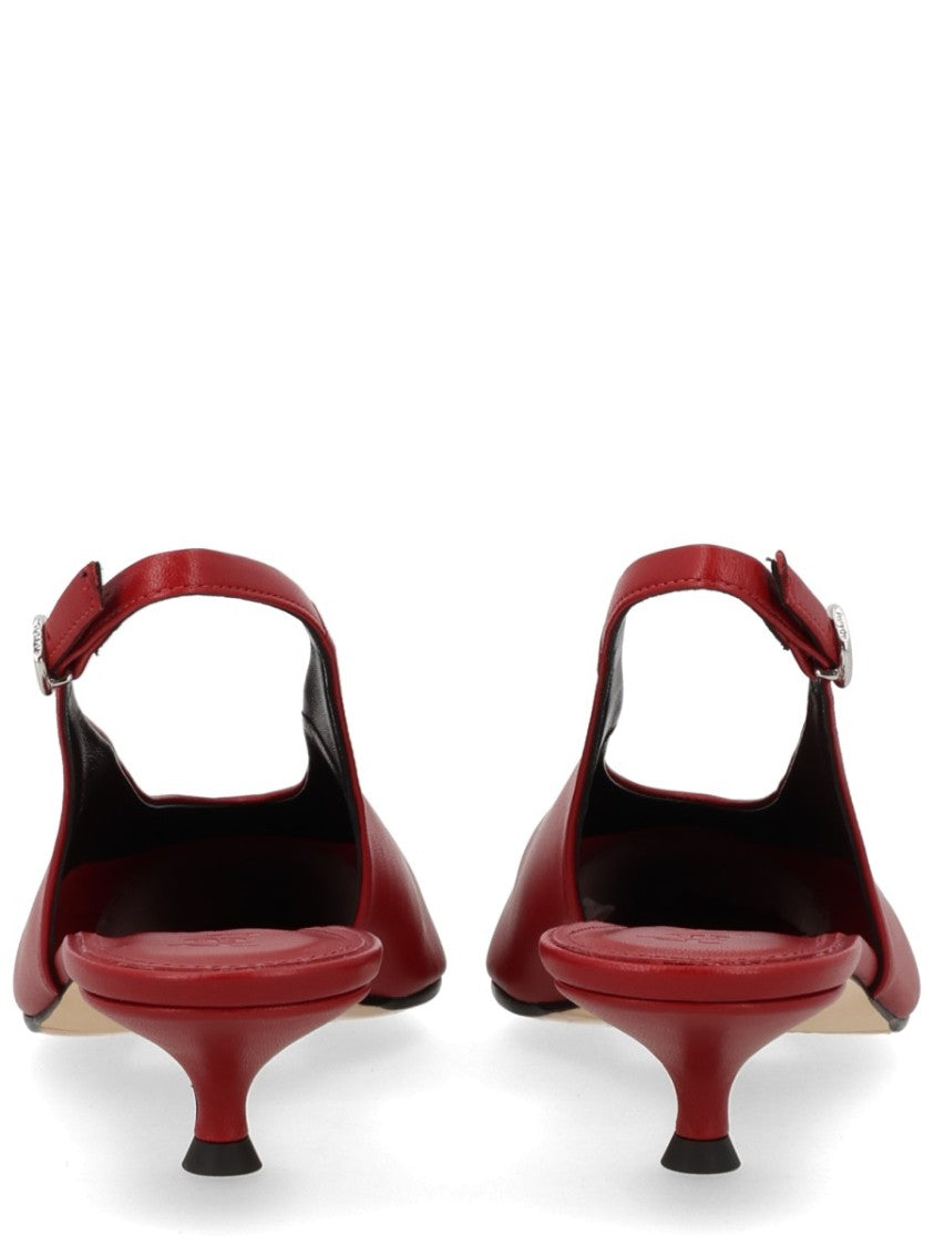 Aeydē Kitten Pointed Toe Slingback Flats