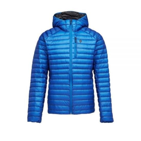 Black Diamond Horizontal Quilted Lightweight Padded Jacket With Hood