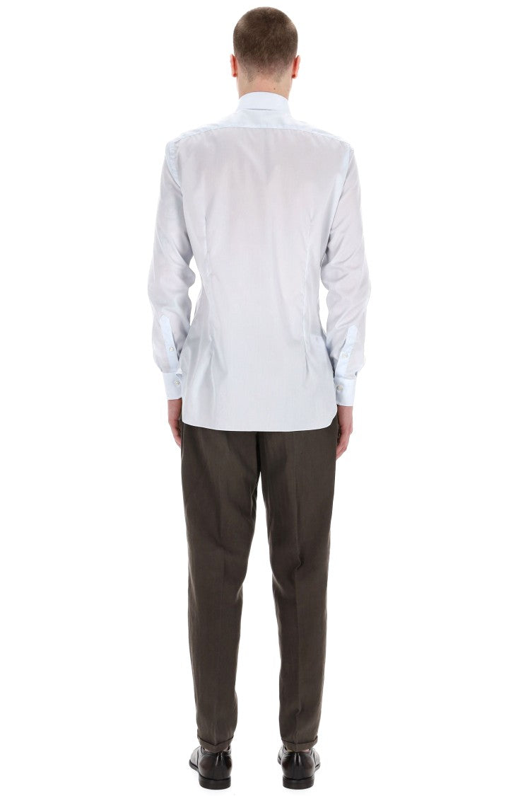 Barba Journey Line Poplin Tailored Shirt
