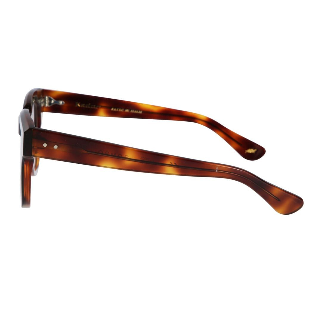 Kador Gold Rombo Tortoiseshell Square Sunglasses