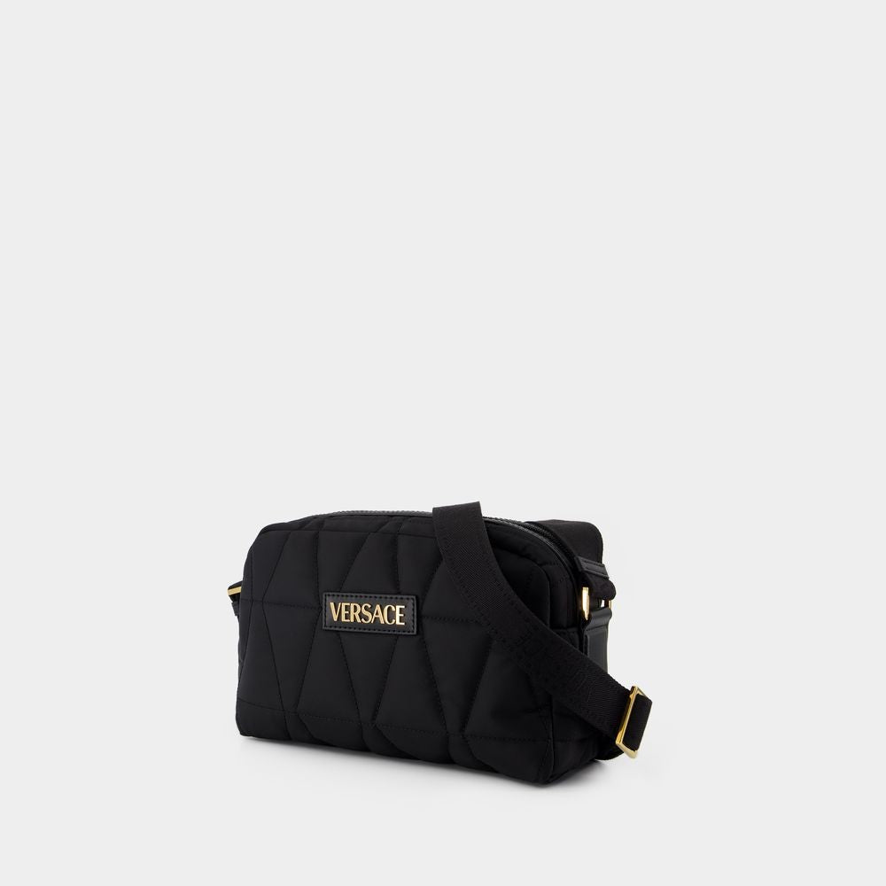 Versace Shoulder Bag - Nylon - Black