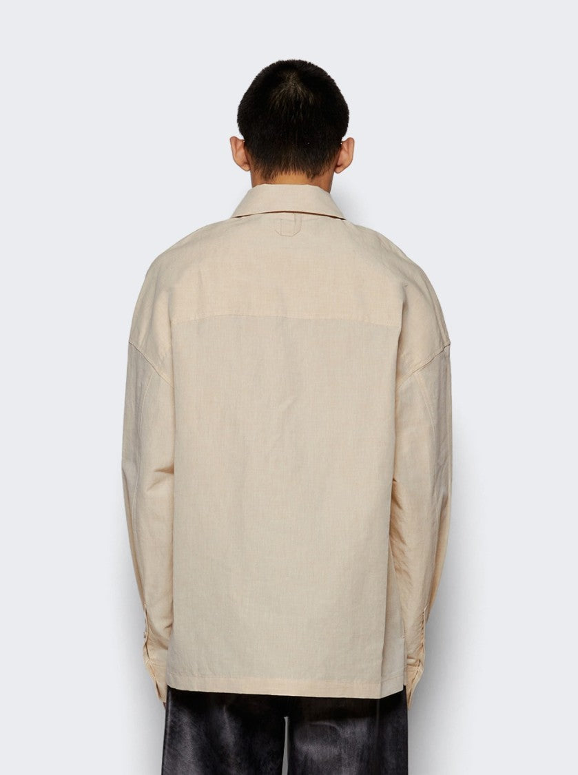 Jacquemus La Chemise Atelier Halter Off White