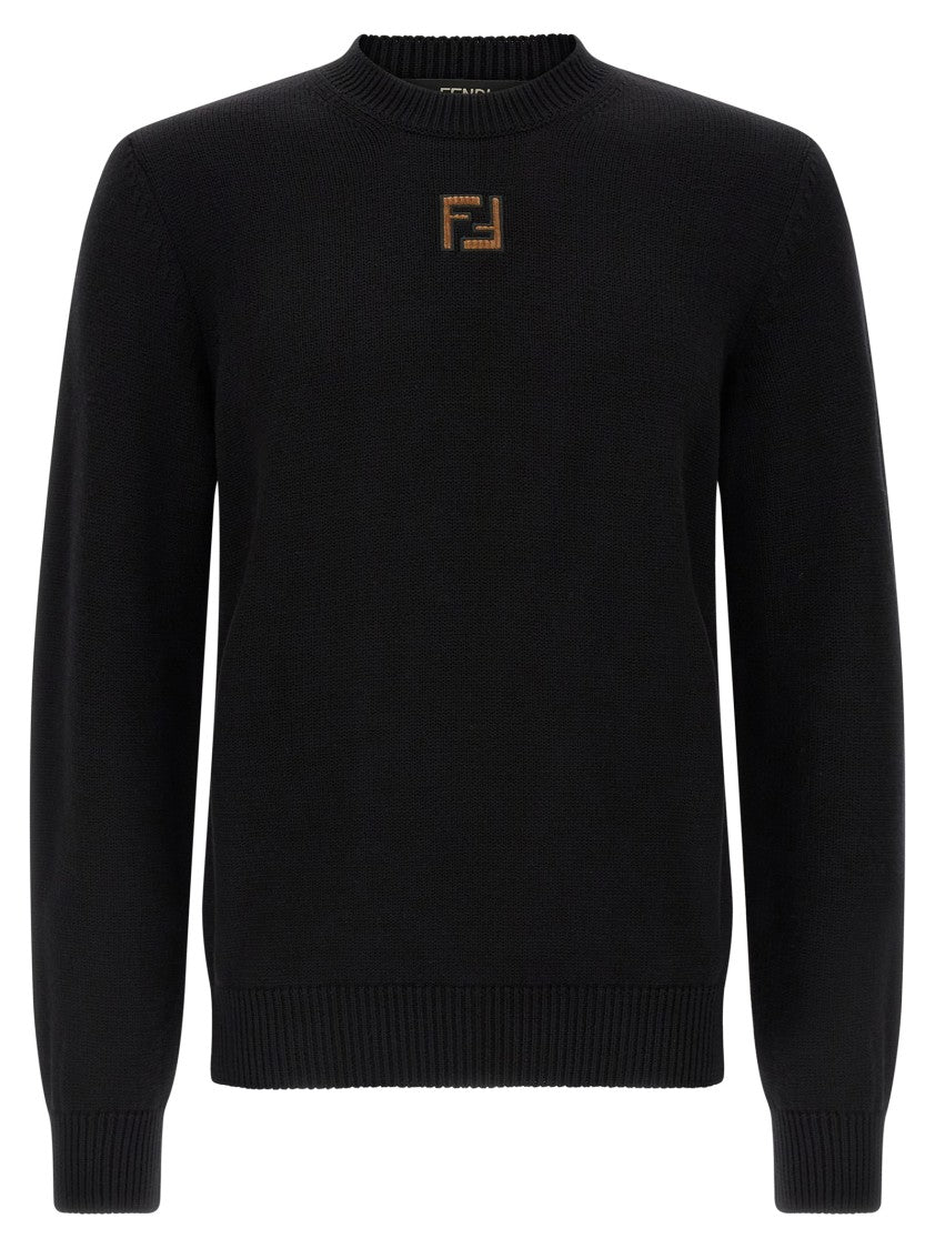 Fendi Ff Velvet Micro Sweater