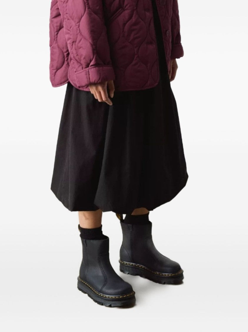 Dr. Martens Black Leather Ankle Boots