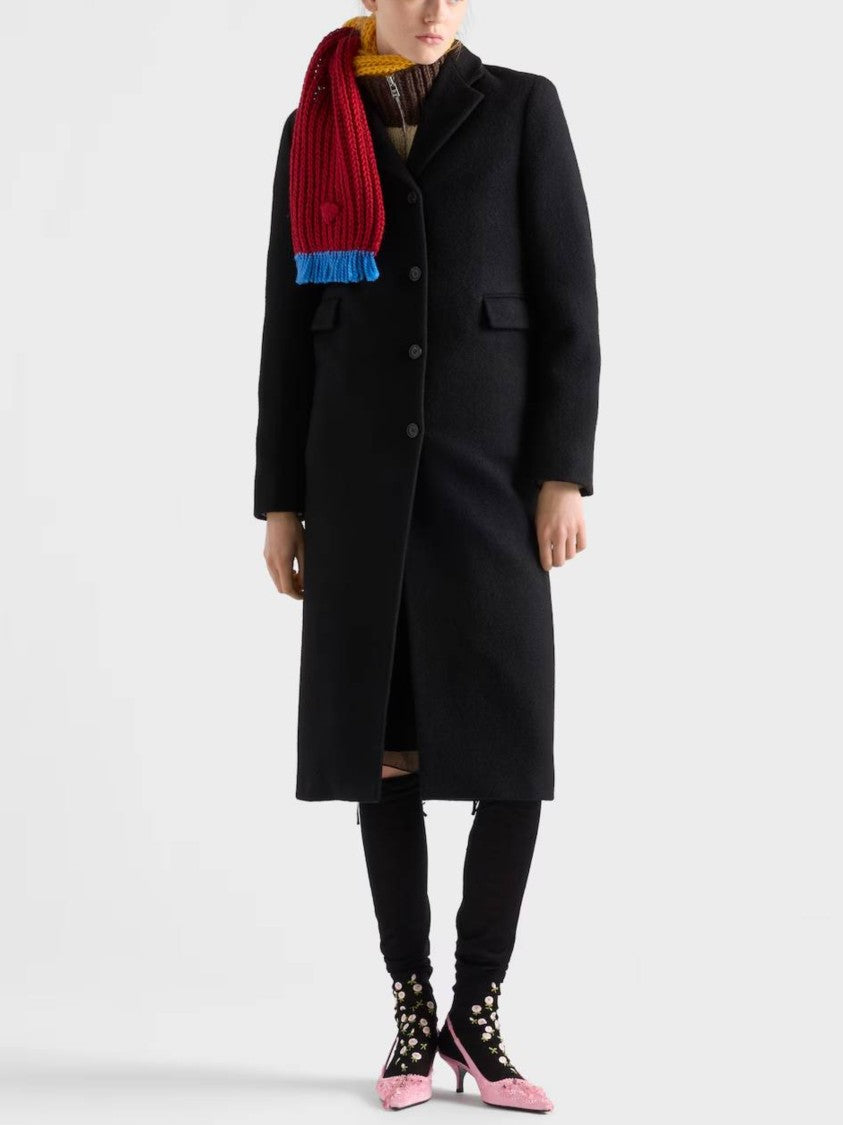 Prada Long Tailored Classic Lapel Coat