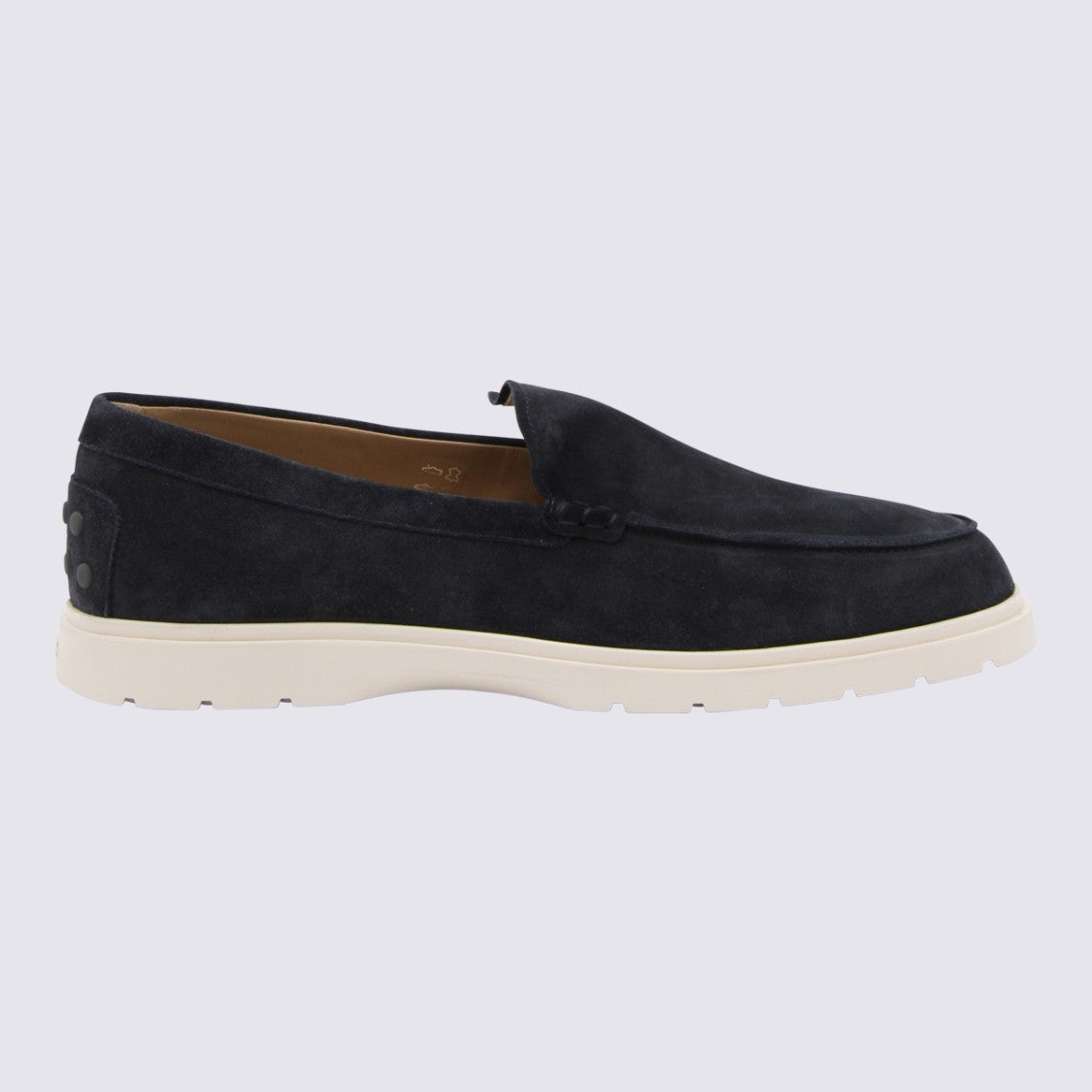 Tod's Blue Leather Loafers