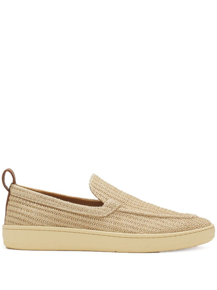 Lanvin Woven Texture Loafers