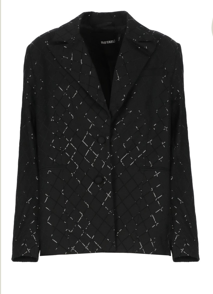 Rotate Jacket With Paillettes