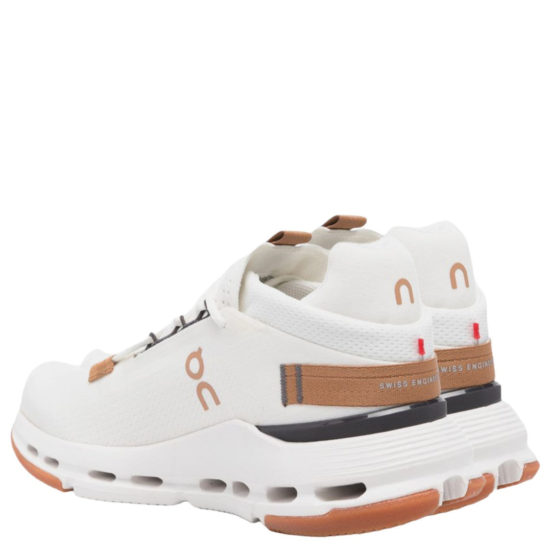 On Running Round Toe Sneakers With Front Lacing