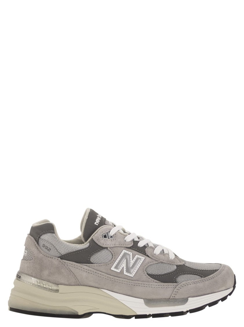 New Balance 992 Core Sneakers With Premium Suede And Mesh Construction