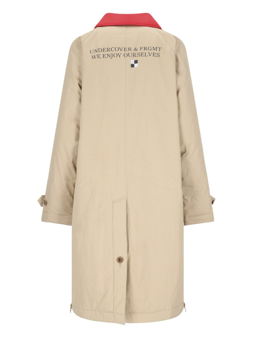 Undercover Beige Cotton Trench Coat