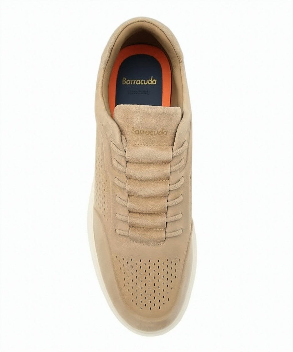 Barracuda Tobacco Suede Slip On Sneakers