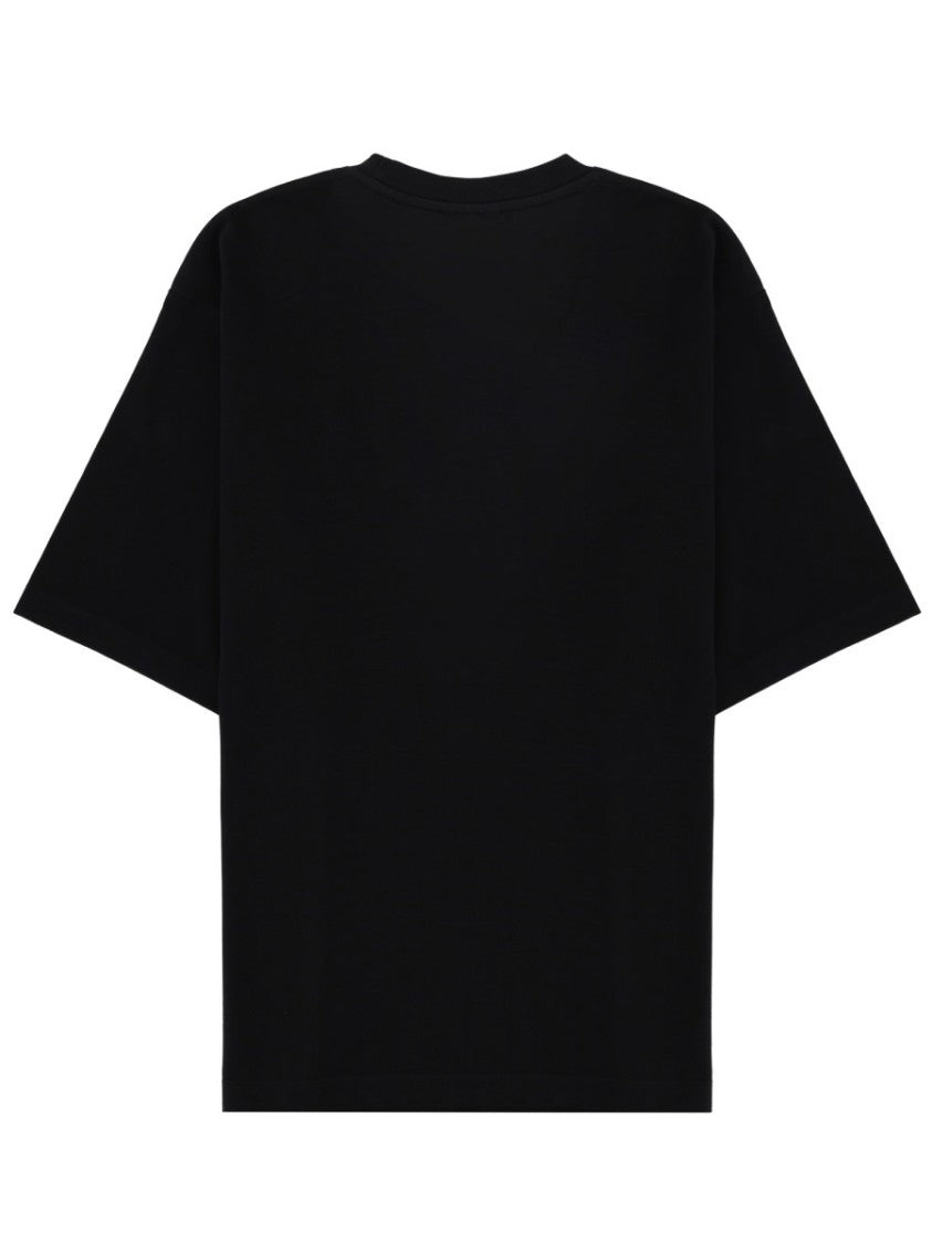 Dsquared2 Black Crewneck Left Chest Logo T-Shirt