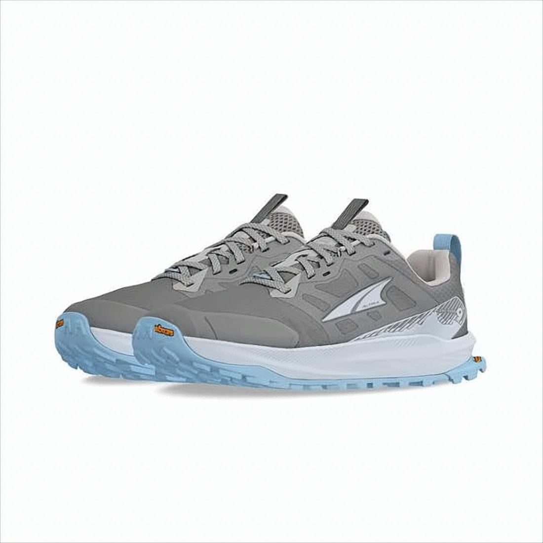 Altra Grey Athletic Shoes With Light Blue Accents