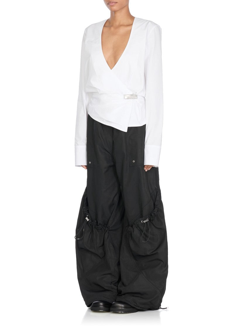 The Attico White Cotton Blouse