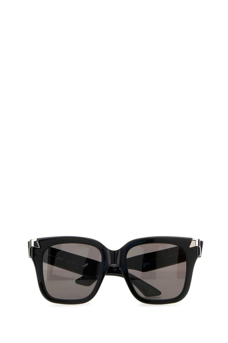 Alexander Mcqueen Black Acetate Punk Rivet Sunglasses