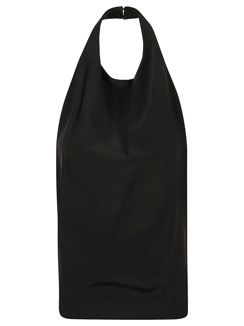 Wardrobe.Nyc Liquid Texture Halter Top With Keyhole Detail