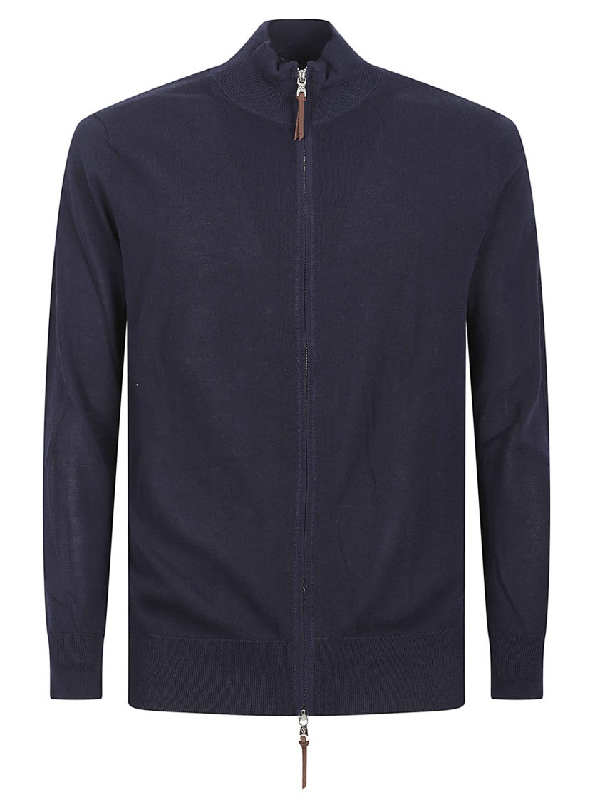 Ballantyne Full Zip Sweater With High Collar