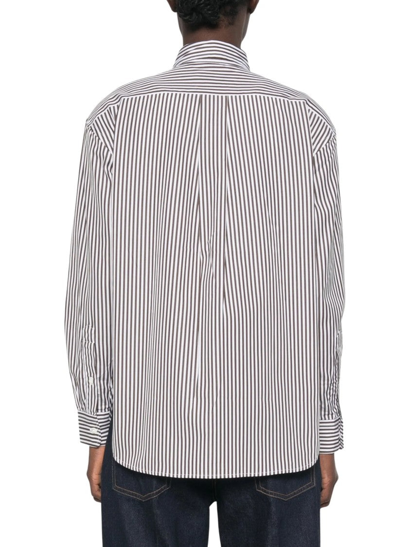 Polo Ralph Lauren Brown Striped Cotton Shirt