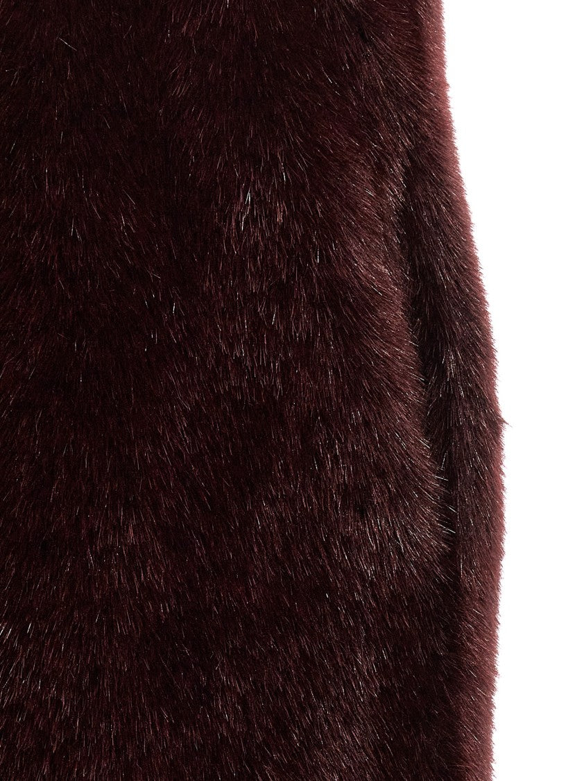 Philosophy Di Lorenzo Serafini Extra Long Faux Fur Vest