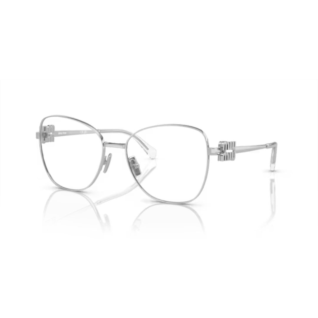 Miu Miu 50Xv Vista Thin Metal Cat-Eye Eyeglasses