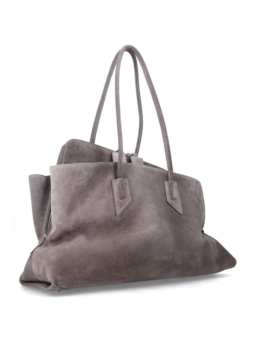 The Attico La Passeggiata Medium Suede Tote Bag