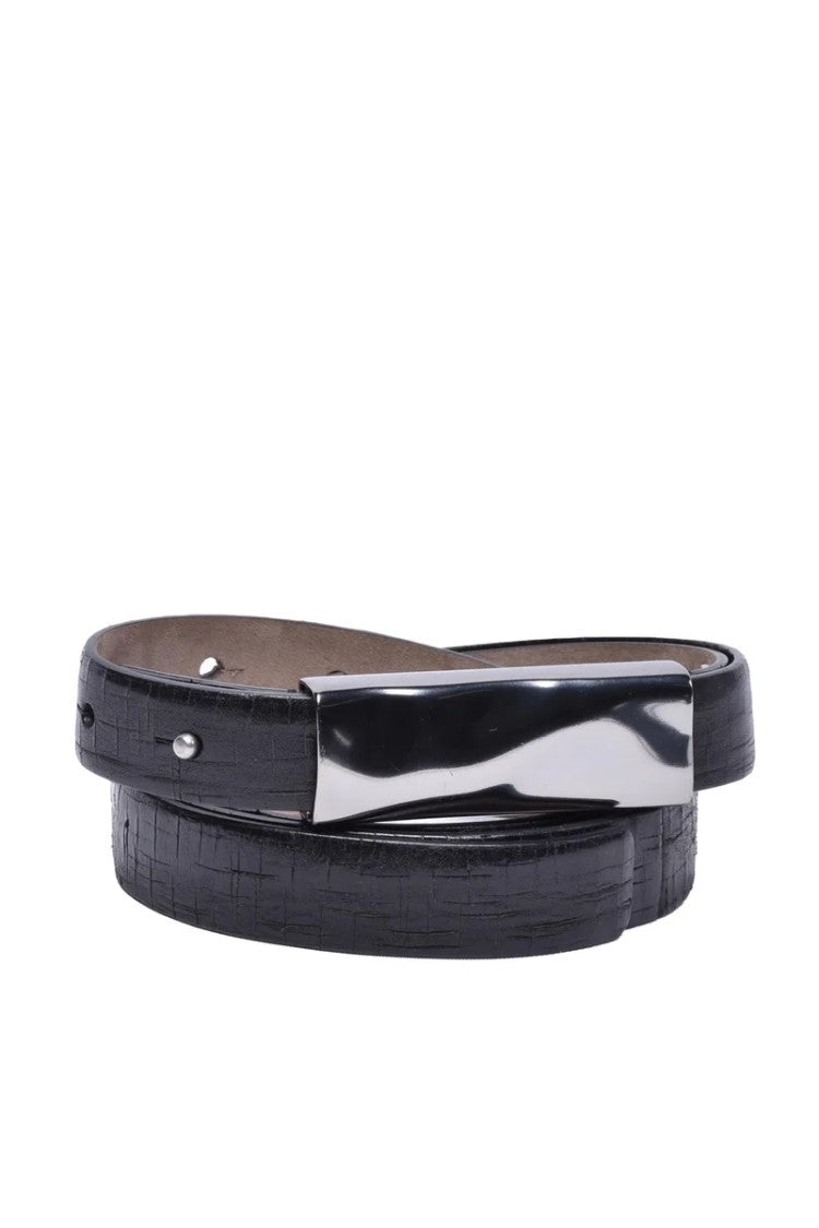Brunello Cucinelli Leather Belt - Black