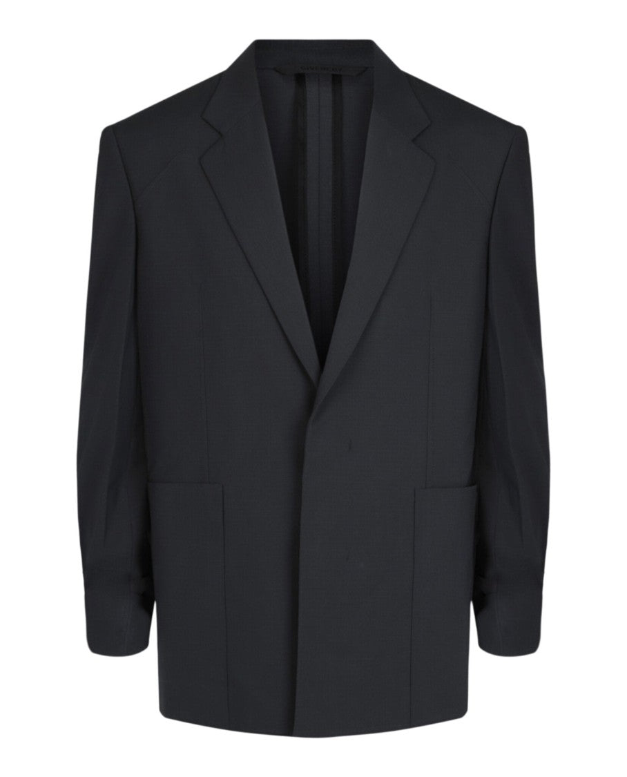 Givenchy Boxy Fit Single-Button Blazer