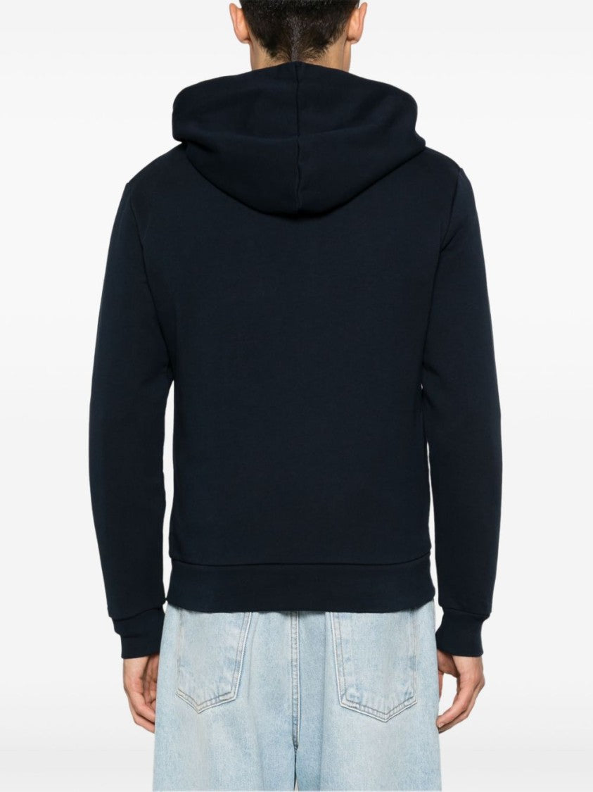 A.P.C. Midnight Blue Organic Cotton Blend Hoodie