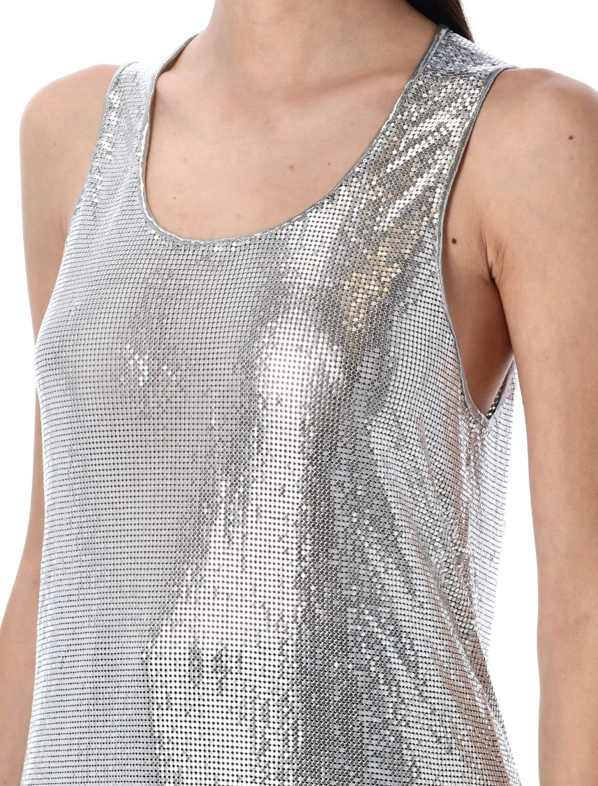 Junya Watanabe Metallic Mesh Tank Top