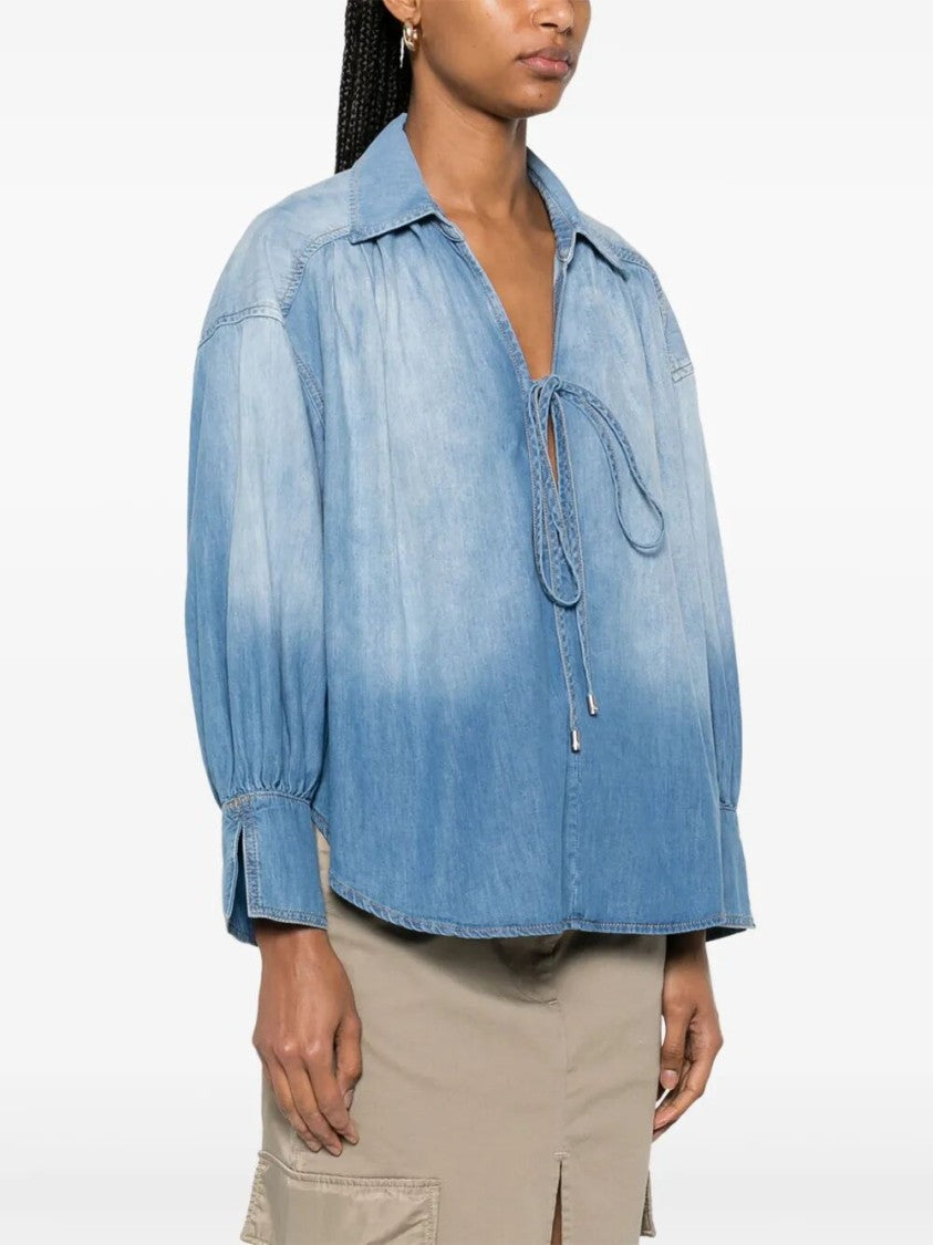 Pinko `Calahari` Denim Blouse