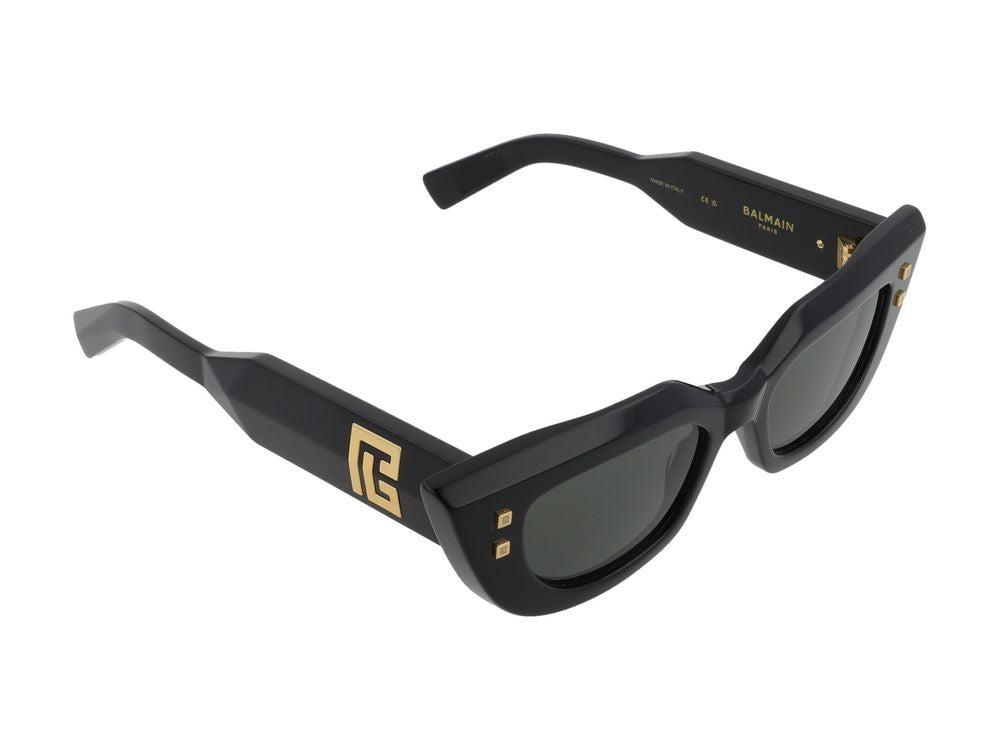 Balmain Black B-Aura Acetate Sunglasses
