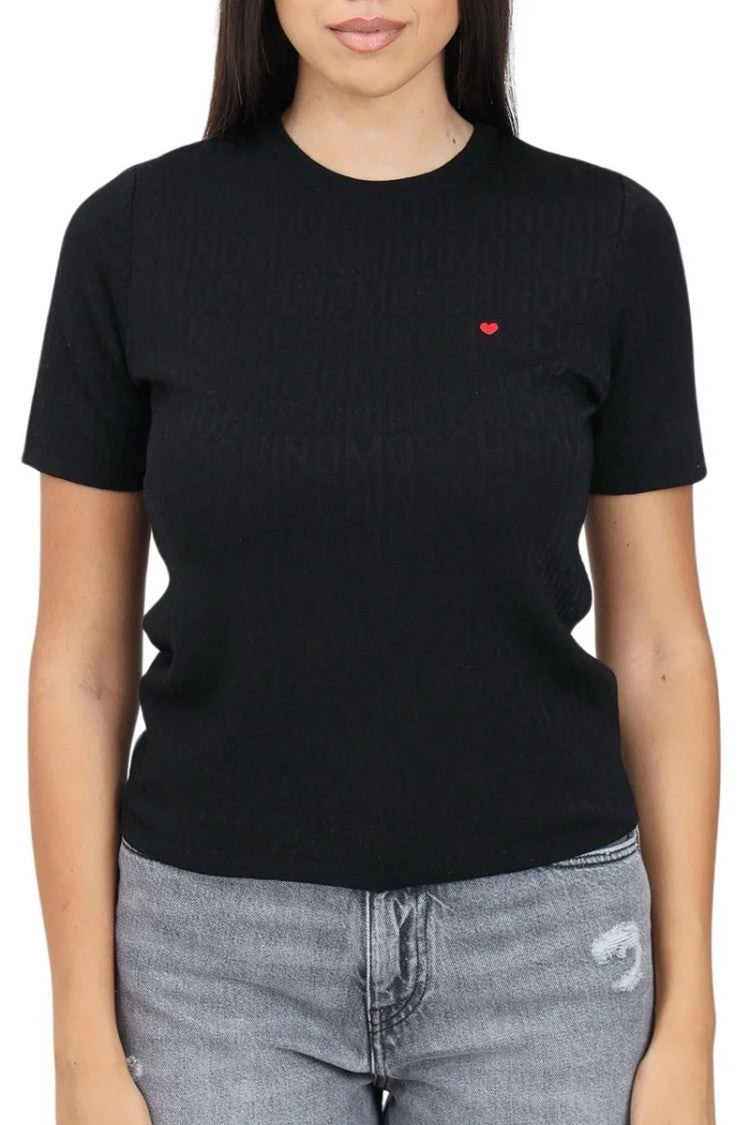 Moschino Couture Virgin Wool Tops - Black