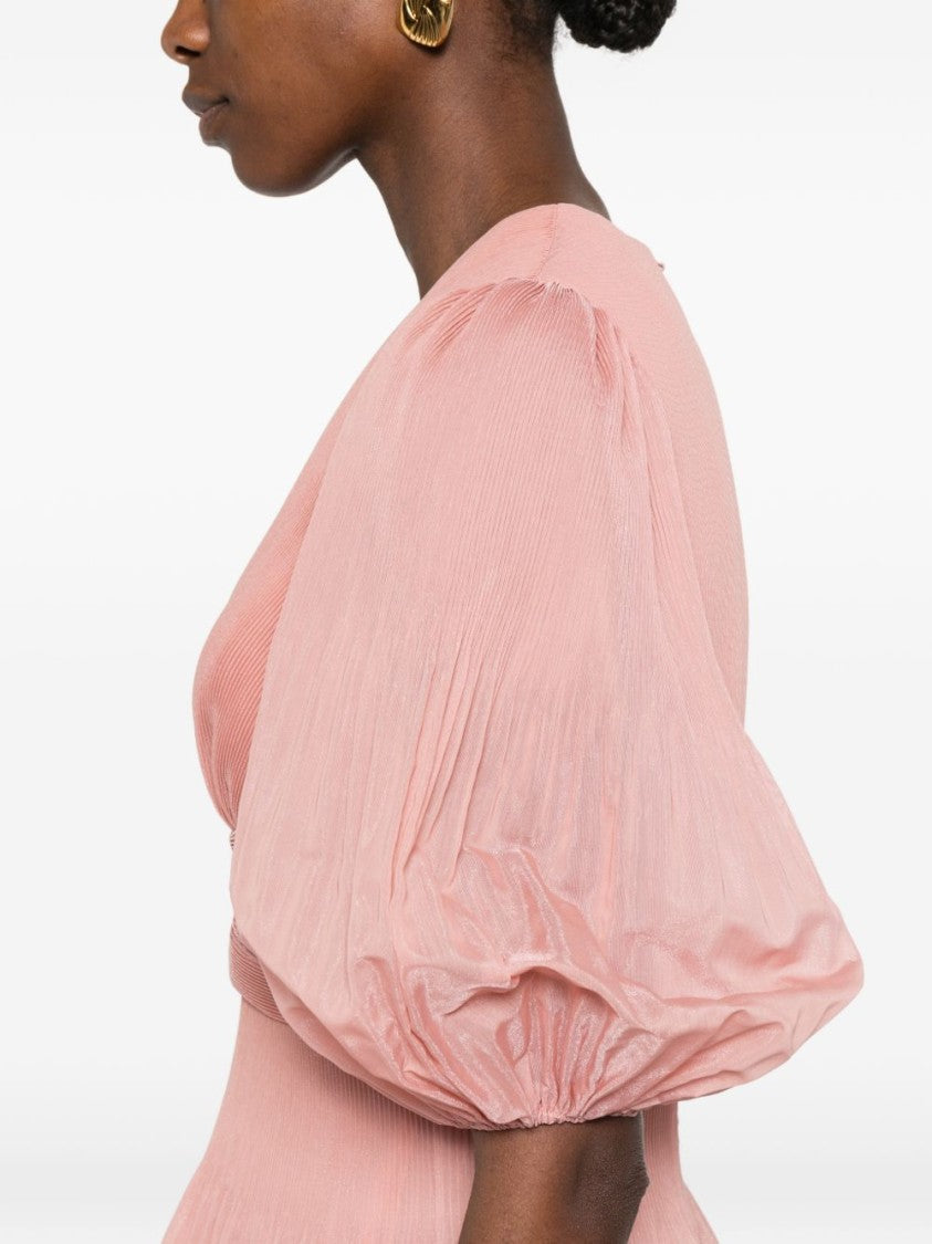 Zimmermann Mini Dress With Deep V-Neck