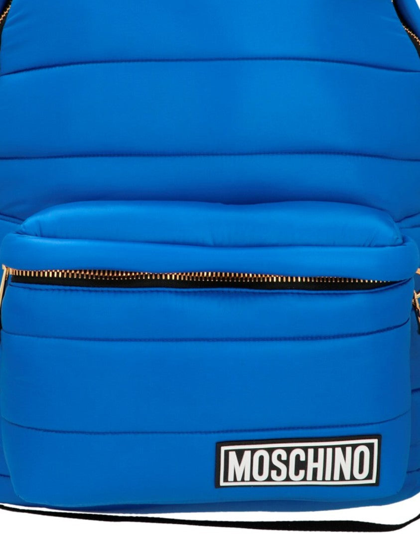 Moschino Quilted Hooded Backpack