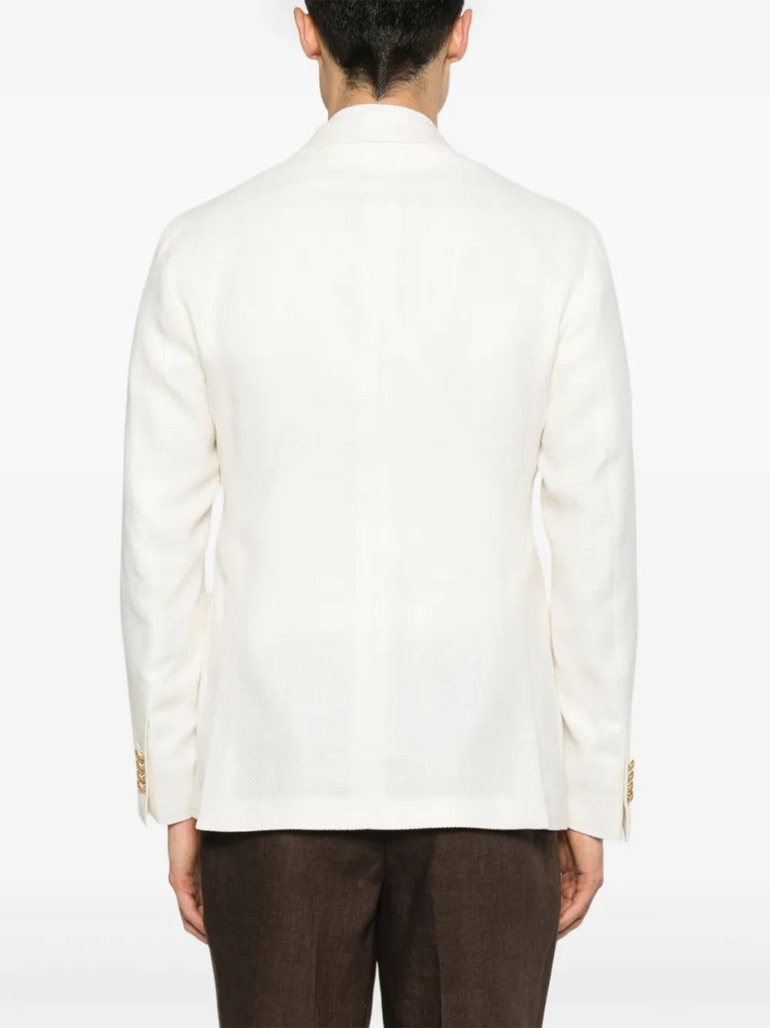 Tagliatore Tailored Minimalist Blazer With Notch Lapel
