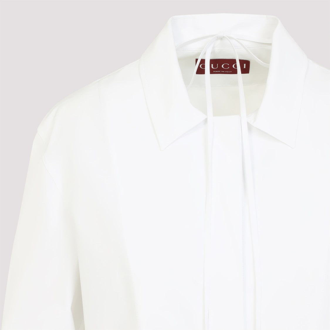 Gucci White Cotton Morsetto Shirt