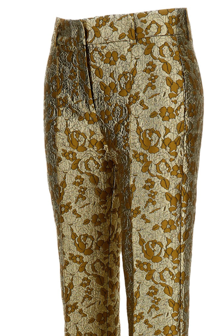 Des Phemmes Jacquard Tailored Trousers