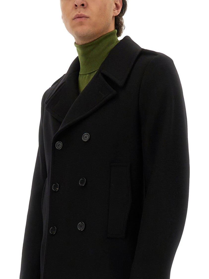 Saint Laurent "Manteau M43i Retouch" Coat