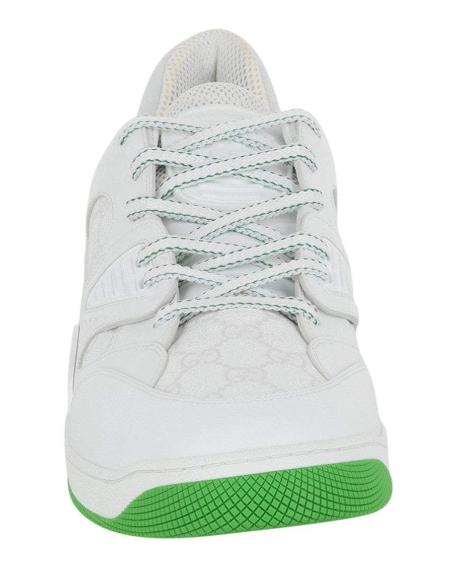 Gucci Basket Leather Low-Top Sneakers