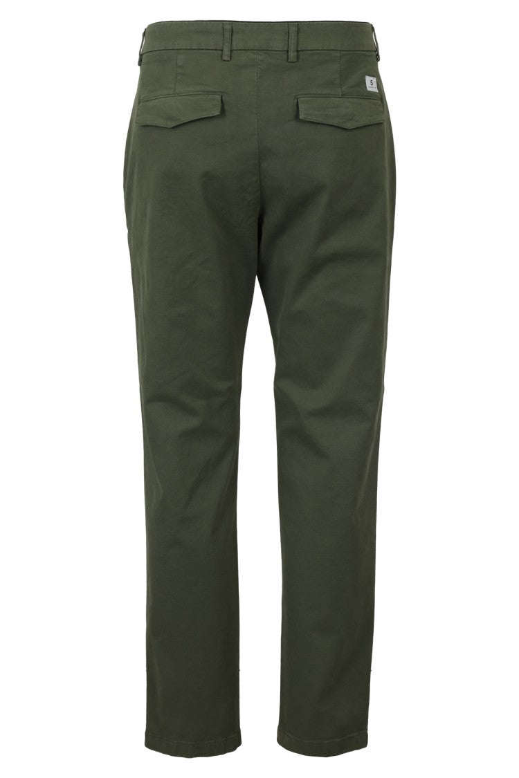 Department 5 Military Green Cropped Chinos