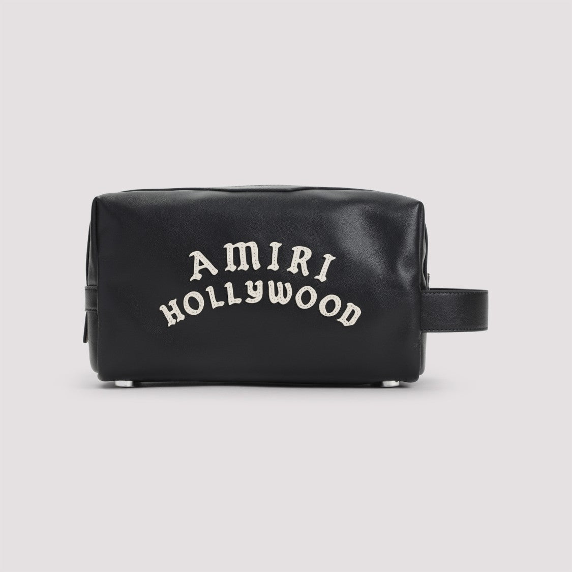 Amiri Black Leather Amiri Clutch With Contrasting Logo
